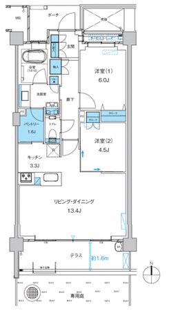 THE KAHALA 小杉陣屋町 間取り THE KAHALA 小杉陣屋町 間取り