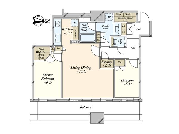 間取図(平面図) 間取図(平面図)