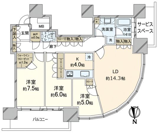 パークシティ武蔵小杉ミッドスカイタワー 間取り パークシティ武蔵小杉ミッドスカイタワー 間取り