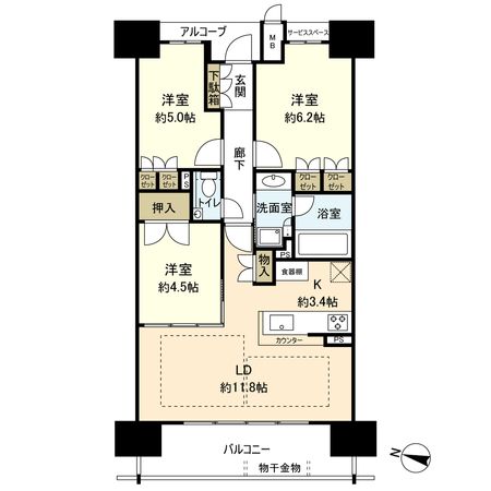 間取図(平面図) 間取図(平面図)