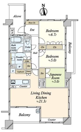 パークコート修学院 間取図 パークコート修学院 間取図