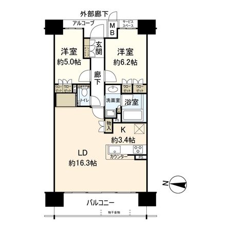 間取図(平面図) 間取図(平面図)