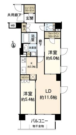 レーベン清水五条 間取図(平面図) レーベン清水五条 間取図(平面図)