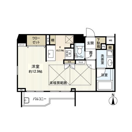 コンフォール室町黒主山 間取図(平面図) コンフォール室町黒主山 間取図(平面図)