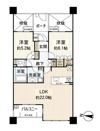 イーグルコート北大路アネックス 間取図(平面図) イーグルコート北大路アネックス 間取図(平面図)