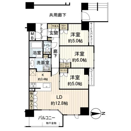 ジ・アーバネックス京都河原町プレイズ 間取図 ジ・アーバネックス京都河原町プレイズ 間取図