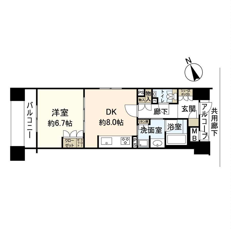 ブランズ京都河原町レジデンス 間取図 ブランズ京都河原町レジデンス 間取図