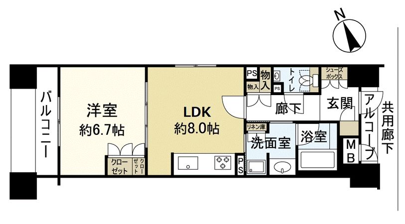 ブランズ京都河原町レジデンス 間取図(平面図) ブランズ京都河原町レジデンス 間取図(平面図)