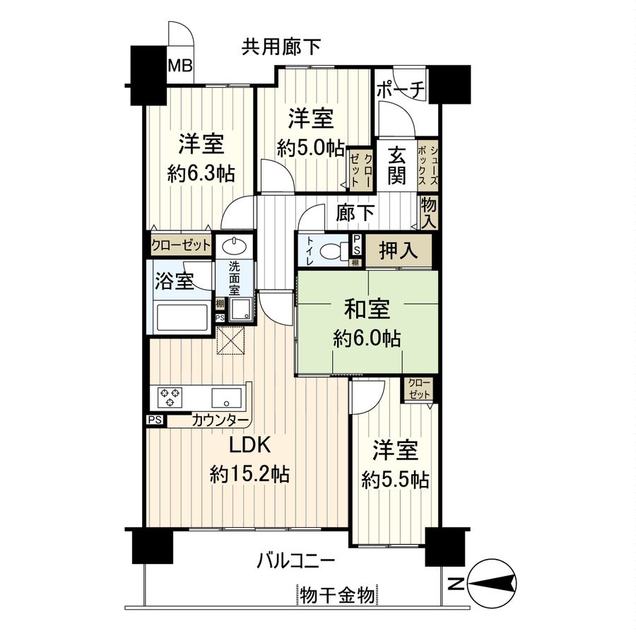 パデシオン西院 間取図 パデシオン西院 間取図