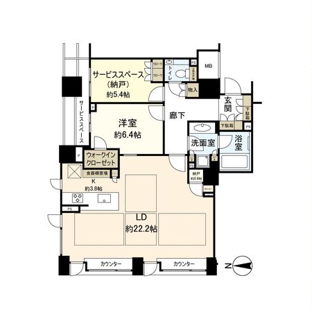 パークホームズ京都二条城 間取図(平面図) パークホームズ京都二条城 間取図(平面図)