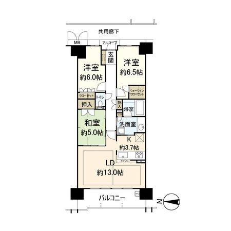 京都桂川つむぎの街グランスクエア 間取図 京都桂川つむぎの街グランスクエア 間取図