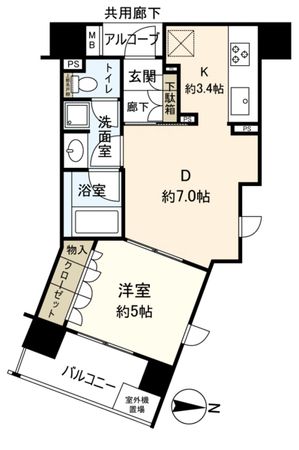 プラネスーペリア京都四条河原町 間取り プラネスーペリア京都四条河原町 間取り