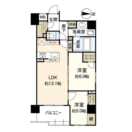 STANDZ河原町五条 間取図(平面図) STANDZ河原町五条 間取図(平面図)