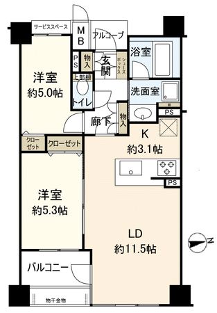 間取図(平面図) 間取図(平面図)