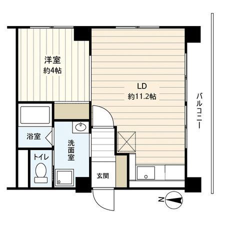 ビスタ三条白川 間取図(平面図) ビスタ三条白川 間取図(平面図)