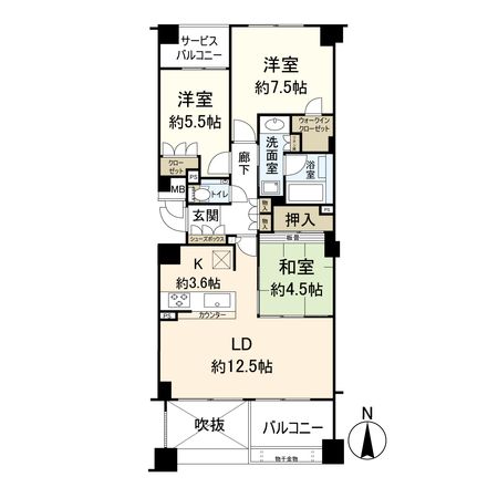 プレミスト京都御所南 間取図(平面図) プレミスト京都御所南 間取図(平面図)