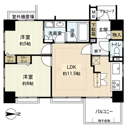 エルシア四条麩屋町 間取図 エルシア四条麩屋町 間取図