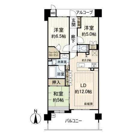 ザ・パークハウス二条城 間取図(平面図) ザ・パークハウス二条城 間取図(平面図)