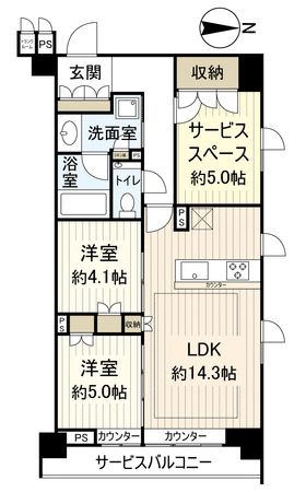 イニシア京都御所南 間取図(平面図) イニシア京都御所南 間取図(平面図)
