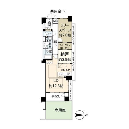 間取図(平面図) 間取図(平面図)