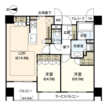 プレミスト京都二条城北 間取図 プレミスト京都二条城北 間取図