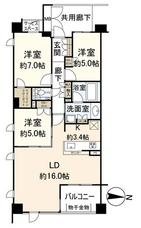 レジデンス ザ 京都東山大和大路 間取図 レジデンス ザ 京都東山大和大路 間取図