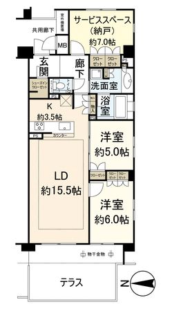 レジデンス ザ 京都東山大和大路 間取図 レジデンス ザ 京都東山大和大路 間取図