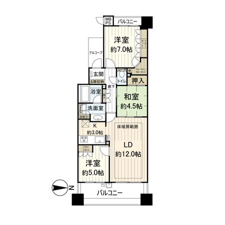 ライオンズマンション烏丸通 間取図 ライオンズマンション烏丸通 間取図