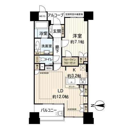 ライオンズマンション烏丸通 間取図 ライオンズマンション烏丸通 間取図