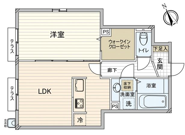 ラ・ブランシュ 間取図 ラ・ブランシュ 間取図