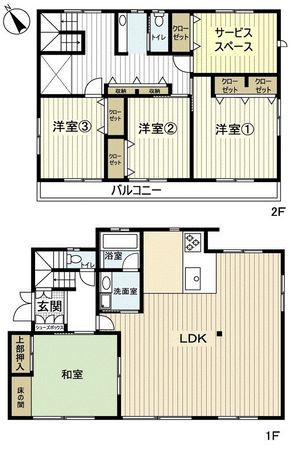 袖ケ浦四丁目戸建 間取図 袖ケ浦四丁目戸建 間取図