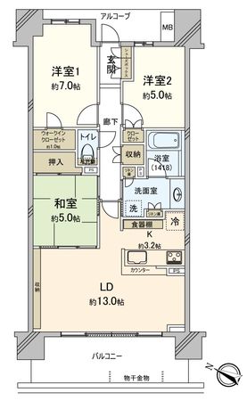 ザ・パークハウス津田沼奏の杜アークレジデンス 間取図 ザ・パークハウス津田沼奏の杜アークレジデンス 間取図