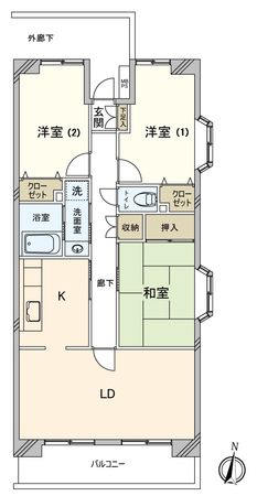 パークヒルズ和光 間取図 パークヒルズ和光 間取図