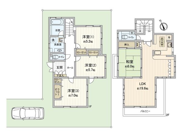 藤崎六丁目戸建 間取図 藤崎六丁目戸建 間取図