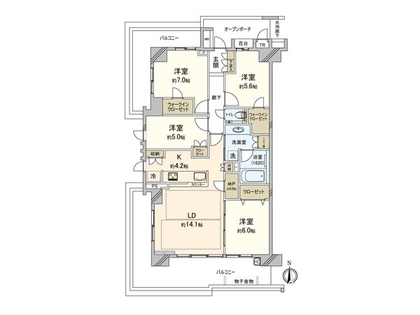 プラウド船橋二街区 間取り図 プラウド船橋二街区 間取り図