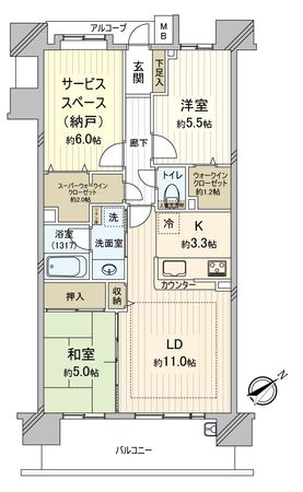デュオヒルズ津田沼前原 間取図 デュオヒルズ津田沼前原 間取図