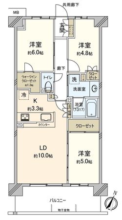 リビオシティ船橋北習志野 間取図 リビオシティ船橋北習志野 間取図