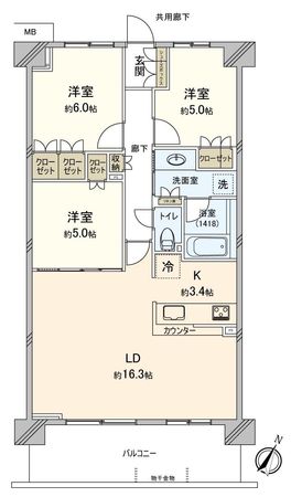 リビオシティ船橋北習志野 間取図 リビオシティ船橋北習志野 間取図
