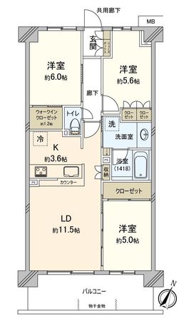 リビオシティ船橋北習志野 間取図 リビオシティ船橋北習志野 間取図