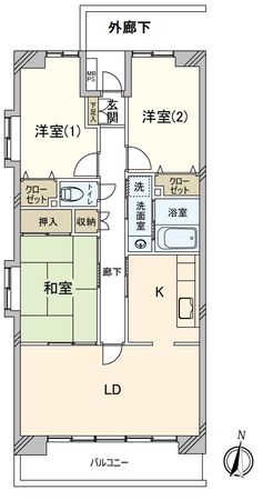 パークヒルズ和光 間取図 パークヒルズ和光 間取図