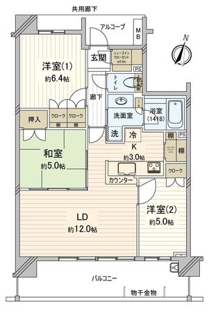パークホームズ船橋エアリーコート 間取図 パークホームズ船橋エアリーコート 間取図