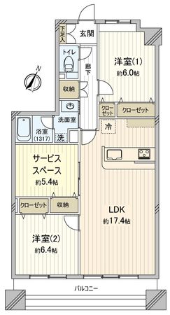 KANENARI和光 間取図 KANENARI和光 間取図