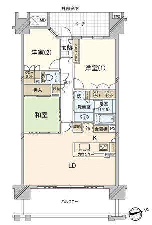 ザ・フォレストレジデンス フロントリーフ 間取図 ザ・フォレストレジデンス フロントリーフ 間取図