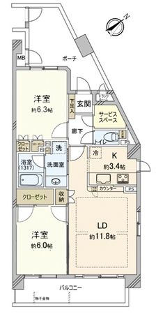 パークハイツ柏 間取図 パークハイツ柏 間取図