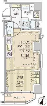 パークアクシス赤坂見附 間取図(平面図) パークアクシス赤坂見附 間取図(平面図)