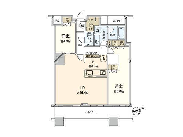 ザ・パークハウス 西新宿タワー60 間取図 ザ・パークハウス 西新宿タワー60 間取図