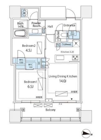 パークコート渋谷 ザ タワー 間取図 パークコート渋谷 ザ タワー 間取図
