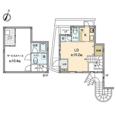 UK Rond 間取図(平面図) UK Rond 間取図(平面図)