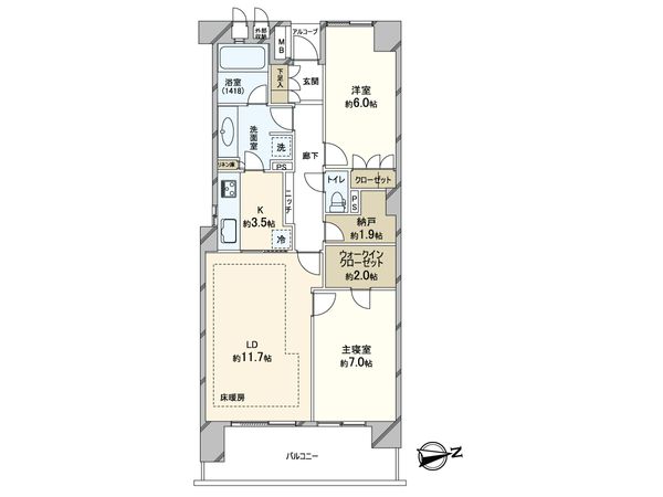 学芸大学南パーク・ホームズ 間取図 学芸大学南パーク・ホームズ 間取図