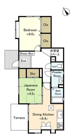 等々力1丁目戸建1階 間取図(平面図) 等々力1丁目戸建1階 間取図(平面図)